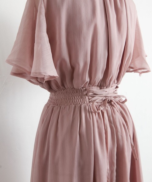 「tocco closet」 半袖ワンピース M ピンク系その他 レディース_画像7