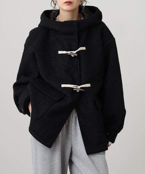 OMNES（オムネス） ダッフルコート コート リングフェイクウール