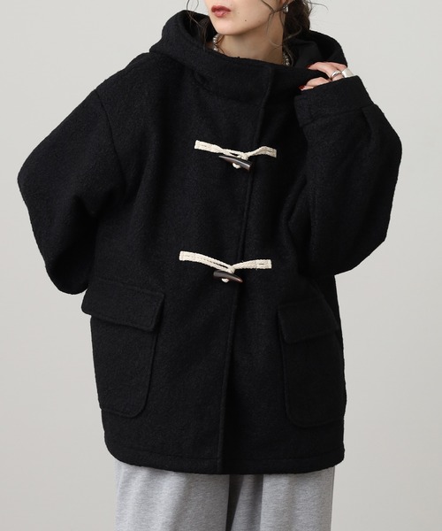 OMNES（オムネス） ダッフルコート コート リングフェイクウール