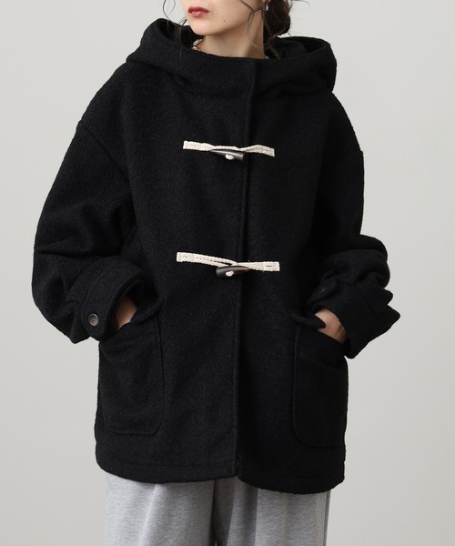 OMNES（オムネス） ダッフルコート コート リングフェイクウール