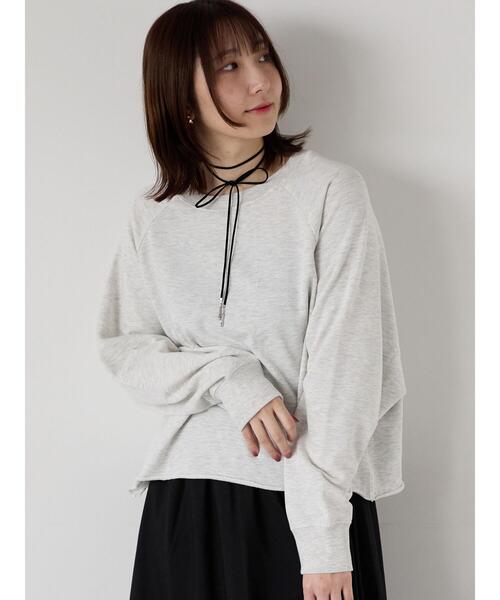 Te chichi TERRASSE カットオフ裏毛スウェット レディース : ZOZOTOWN