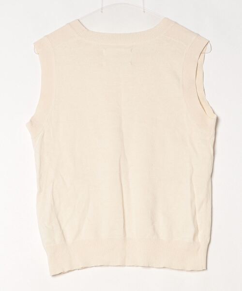 「MHL.」 ノースリーブニット 2 ベージュ レディース_画像2