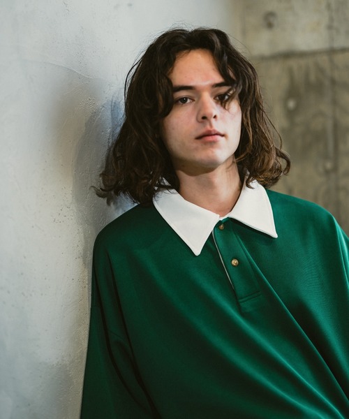 「Casper John」 半袖ポロシャツ MEDIUM ベージュ メンズ_画像6