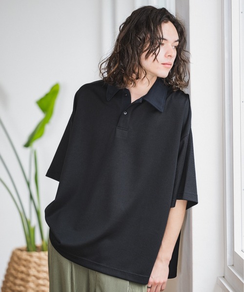 「Casper John」 半袖ポロシャツ MEDIUM ベージュ メンズ_画像7