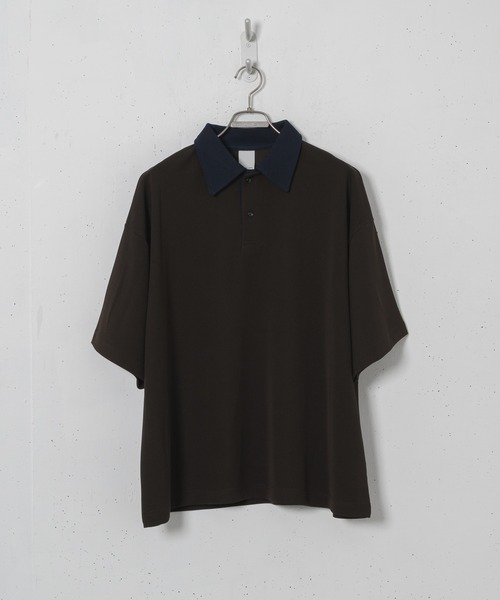 「Casper John」 半袖ポロシャツ MEDIUM ベージュ メンズ_画像8
