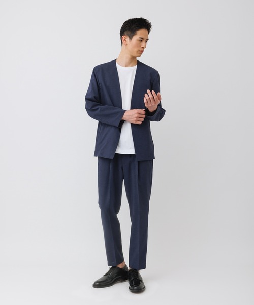 セットアップ ジャケット&イージーパンツ アダムエロペ Lサイズ ADAM ET ROPE'（アダムエロペ） セットアップ L ダークグリーン メンズ