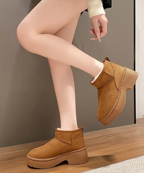 miniministore（ミニミニストア） ブーツ 厚底ムートンブーツチャン