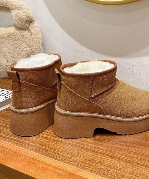miniministore（ミニミニストア） ブーツ 厚底ムートンブーツチャン