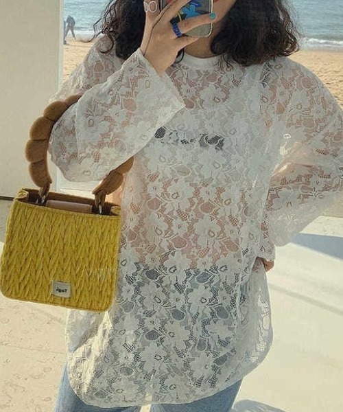 「DIAVEL」 長袖カットソー M ブラック レディース_画像2