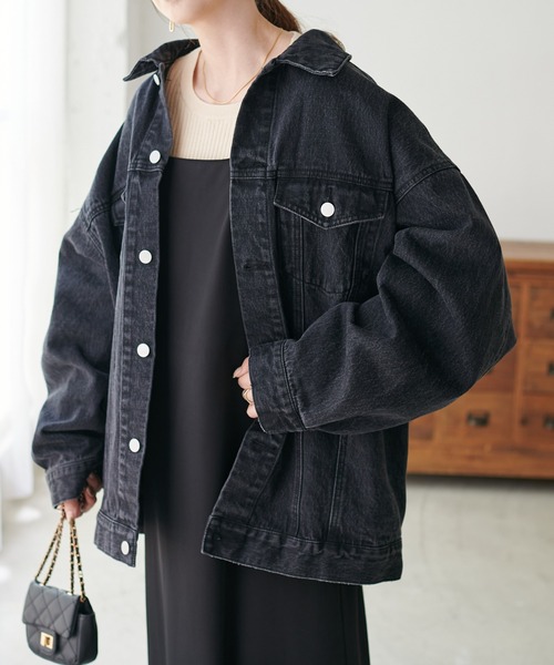 Discoat（ディスコート） デニムジャケット FREE サックスブルー