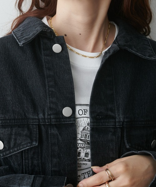 Discoat（ディスコート） デニムジャケット FREE サックスブルー