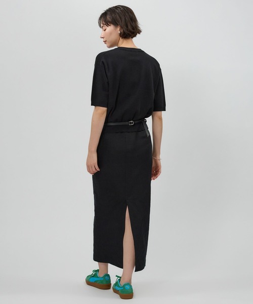 「BABYLONE」 半袖ニット フリー ブラック レディース_画像4