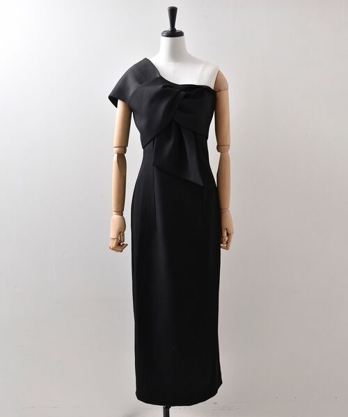 cle blatt ワンピース ワンショルダーツイストノットドレス : ZOZOTOWN