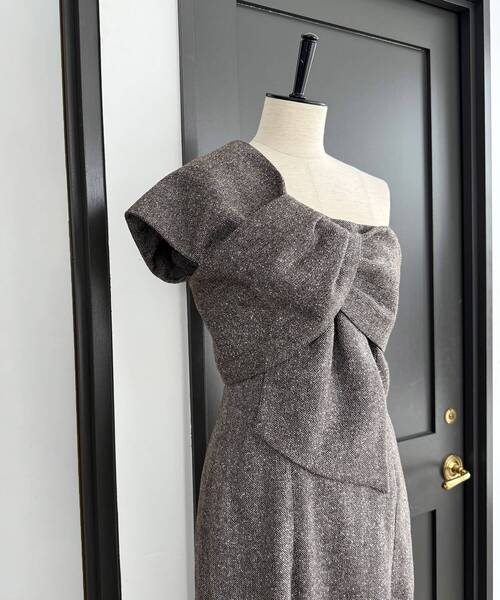 cle blatt ワンピース ワンショルダーツイストノットドレス : ZOZOTOWN