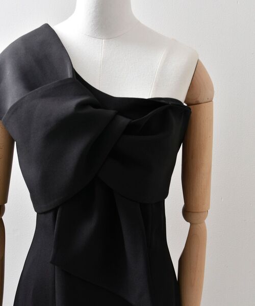 cle blatt ワンピース ワンショルダーツイストノットドレス : ZOZOTOWN
