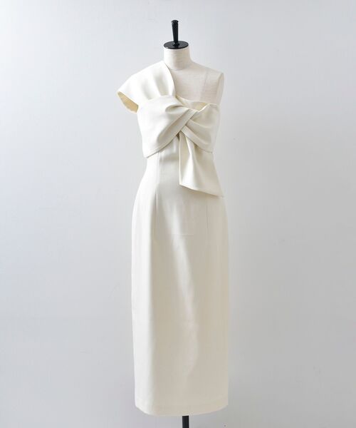 cle blatt ワンピース ワンショルダーツイストノットドレス : ZOZOTOWN