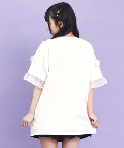 「Secret Honey」 半袖Tシャツ FREE スミクロ レディース_画像6