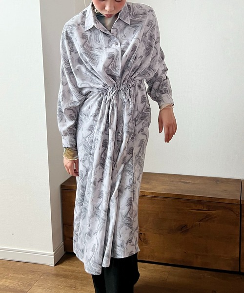 GREENHOX シャツワンピース ロングシャツワンピース : ZOZOTOWN Yahoo