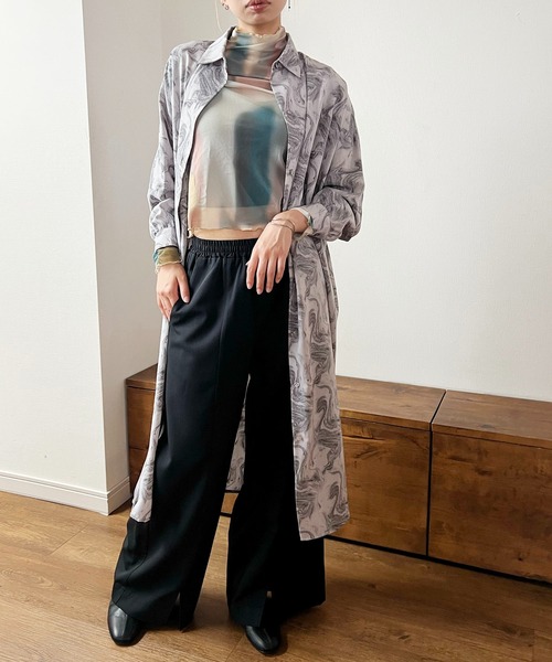 GREENHOX シャツワンピース ロングシャツワンピース : ZOZOTOWN Yahoo