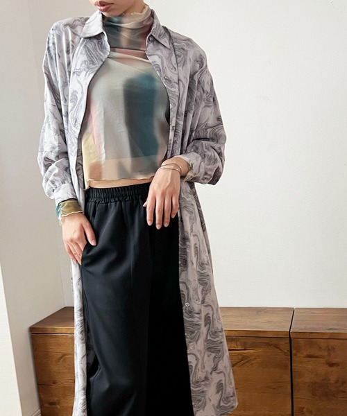 GREENHOX シャツワンピース ロングシャツワンピース : ZOZOTOWN Yahoo