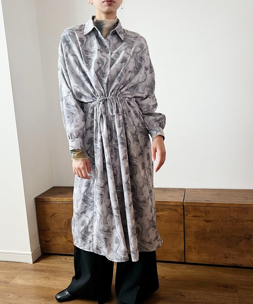 GREENHOX シャツワンピース ロングシャツワンピース : ZOZOTOWN Yahoo