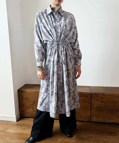 GREENHOX シャツワンピース ロングシャツワンピース : ZOZOTOWN Yahoo