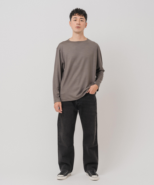Ets.MATERIAUX（マテリオ） tシャツ 「L`etiquette × EDIFICE」ウール