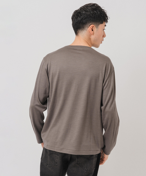 Ets.MATERIAUX（マテリオ） tシャツ 「L`etiquette × EDIFICE」ウール