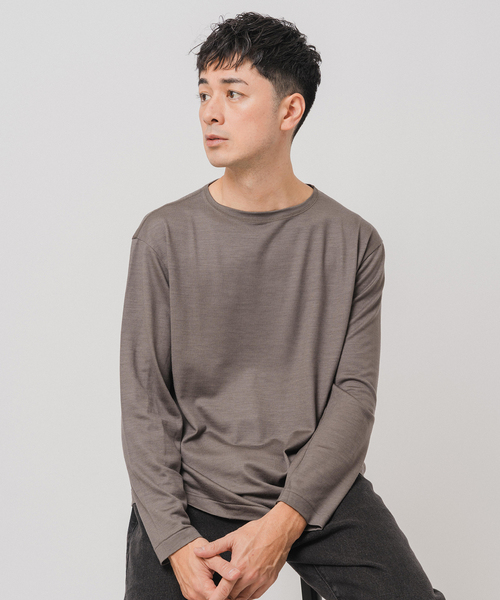 Ets.MATERIAUX（マテリオ） tシャツ 「L`etiquette × EDIFICE」ウール