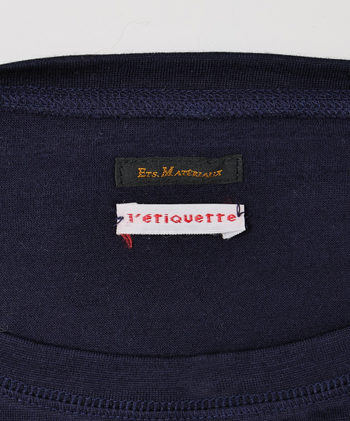 Ets.MATERIAUX（マテリオ） tシャツ 「L`etiquette × EDIFICE」ウール