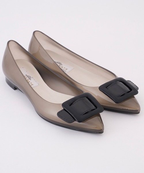 「TEMPERATE」 フラットパンプス 38 ブラック レディース_画像6