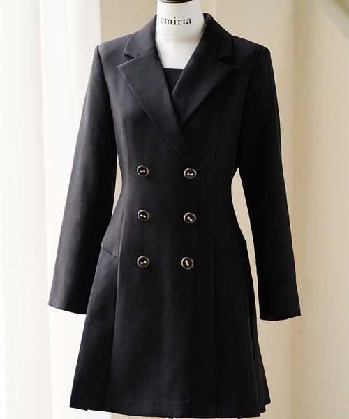 「emiriawiz」 長袖ワンピース SMALL ブラック レディース_画像10