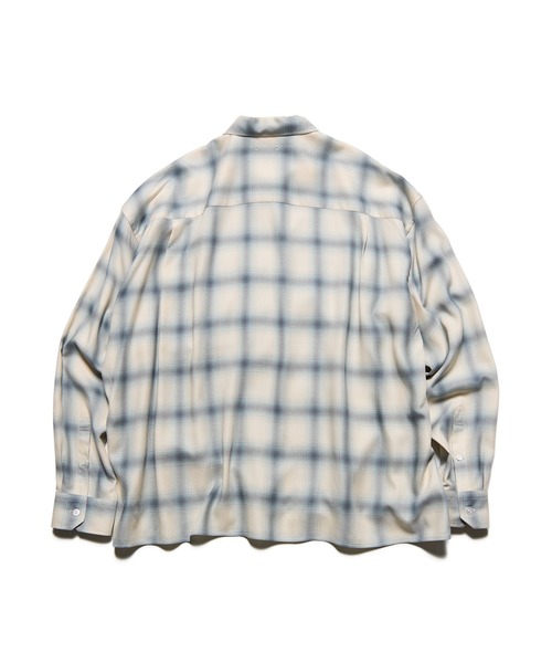 トップス SHOOP SOPHNET.（ソフネット） シャツ DRAPE ZIP-UP SHIRT メンズ レディース