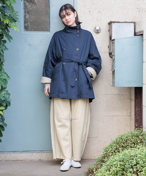 niko and…（ニコアンド） デニムパンツ LARGE インディゴブルー