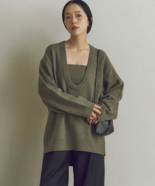 plage（プラージュ） ニット セーター 「WEB限定追加」MY_Uneck ニット