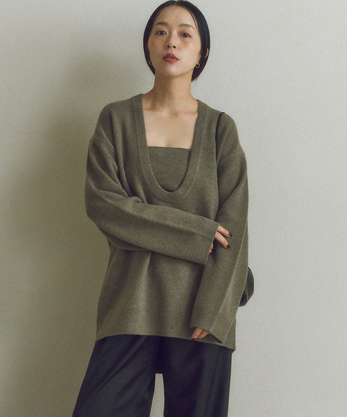 plage（プラージュ） ニット セーター 「WEB限定追加」MY_Uneck ニット