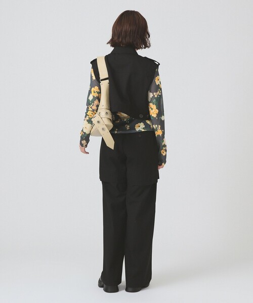 Ray BEAMS(レイビームス) 26SS ジップ ヨーク ベスト レディース Ray BEAMS - Ray BEAMS(レイビームス) 26SS ジップ ヨーク ベスト