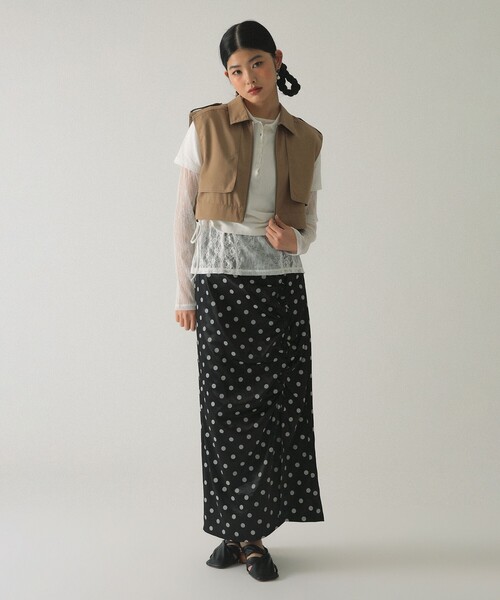 Ray BEAMS（レイ ビームス） ベスト ジレ ジップ ヨーク ベスト