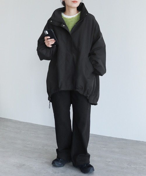 「reca」 ナイロンブルゾン M カーキ レディース_画像3