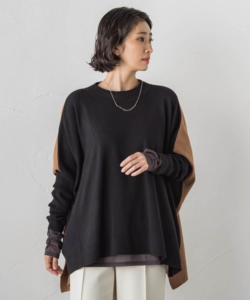 la.f（ラ・エフ） ニット セーター 「WEB限定」”前後で印象が変わる