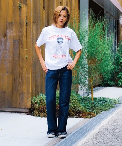 「roial」 半袖Tシャツ SMALL チャコールグレー メンズ_画像2