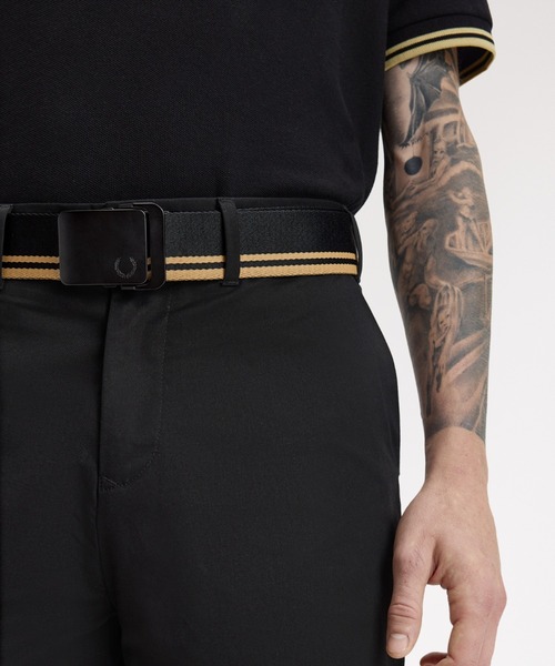 FRED PERRY（フレッドペリー） ベルト Tipped Webbing Belt／ティップ
