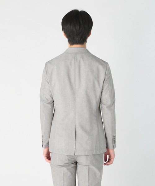 「CROWDED CLOSET」 テーラードジャケット 03 ライトグレー メンズ_画像2