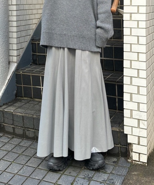 「JEANASIS」 フレアスカート SMALL ブラック レディース_画像2