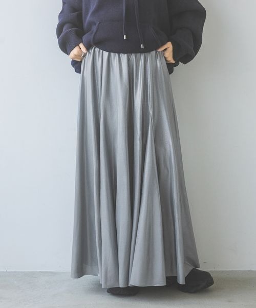 「JEANASIS」 フレアスカート SMALL ブラック レディース_画像6