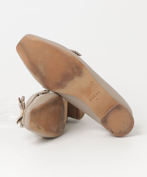 「RANDA」 パンプス LL グレー レディース_画像3