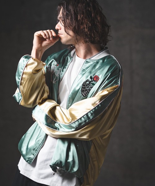 GLIMCLAP スカジャン メンズ : ZOZOTOWN Yahoo!店 - 通販 - Yahoo