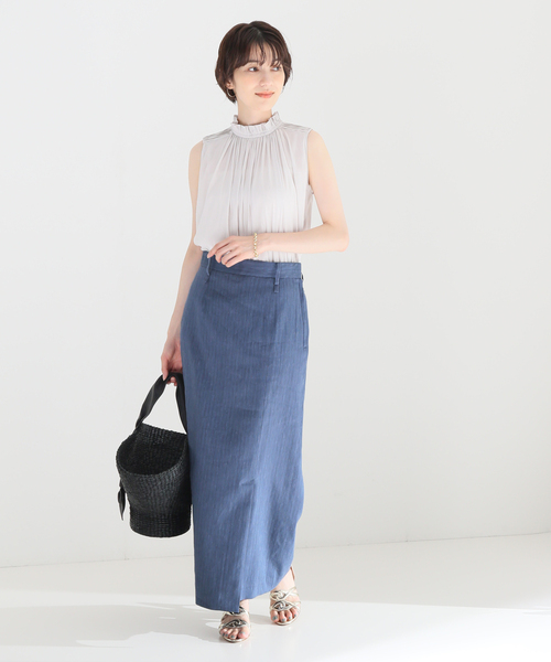 「VERMEIL par iena」 ロングスカート 40 ブルー レディース_画像5