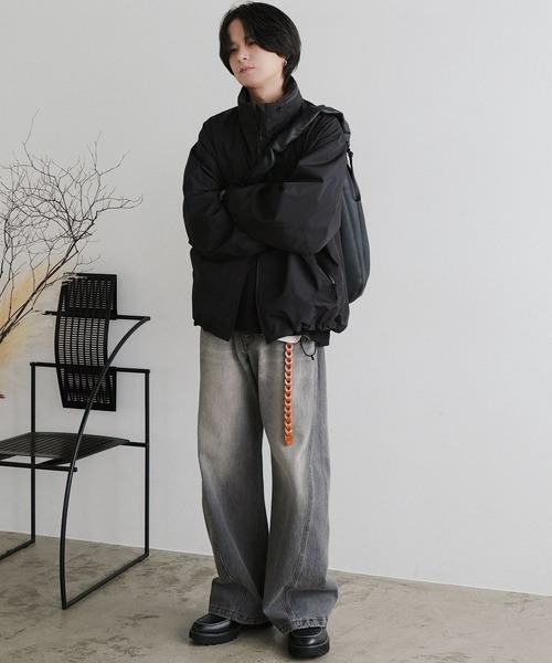 「WYM LIDNM」 ブルゾン L ブラック メンズ_画像9