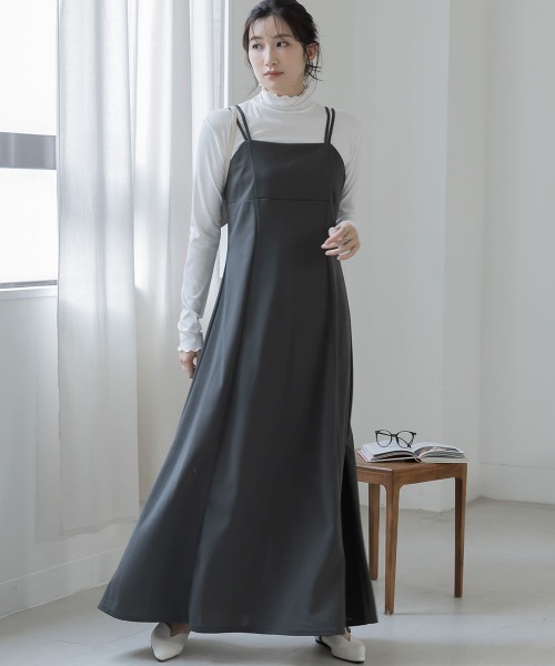 slattgir（スラットジール） ワンピース 高身長 カットジョーゼット